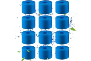 ZFTCN Lot de 12 filtres de Piscine en Mousse Filtre pour Intex Type S1 - Filtre en Mousse pour Spa, Piscine - Réutilisables et lavables - Éponge de Filtration de Type S1 (12 pièces)…