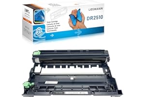LOSMANN DR2510 Tamburo compatibile per Brother DR-2510 per Brother HL-L2400DW HL-L2445DW DCP-L2660DW DCP-2620DW DCP-L2627DWE MFC-L2800DW MFC-2835DW MFC-L2860DW MFC-L2827DWXL MFC-L2827DW MFC-L2827DWE