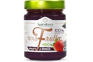Apicoltura Casentinese, Solofrutta Bio Frutti di Bosco, Composta 100% Frutta Biologica, Vasetto da 295 g