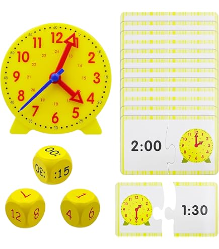 Orologio Dimostrativo Per Bambini - Learning Resources, 24 Ore, Analogico E Digitale, Con Lancette Colorate