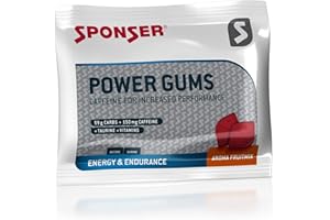 GLATTOL Sponser POWER GUMS RED Energy Snack 20x75g SPARSET