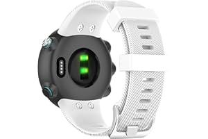 Tyogeephy Bracelet Compatible avec Garmin Forerunner 45 / Forerunner 45S / Swim 2, Sport Silicone Bracelet Remplacement Bracelet pour Garmin Forerunner 45 / Forerunner 45S / Swim 2