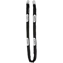 Chaîne ABUS 8KS – chaîne en acier de 8 mm d'épaisseur pour sécuriser les vélos, les chaises, les machines et autres – avec revêtement textile – peut être combinée avec un cadenas – longueur 85 cm