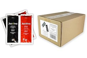 Jacoliva - Monodosis Aceite de Oliva Virgen Extra + Vinagre - 150 Unidades Dobles de 10 ml - Blend de Aceitunas - Predomina Manzanilla Cacereña - Elaborado en Extremadura