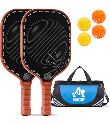 Ensemble De Raquettes De Pickleball Raquette De Pickleball Raquette 2 Et 4 Balles Pickle Ball Avec Accessoire Sport
