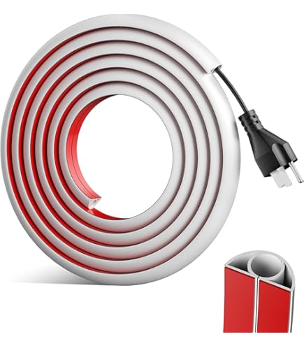 1m Kabelbrücke Flach - Selbstklebend, Stopps Stolperfallen