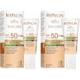 Bioxcin Sun Care &Ccedil;ok Y&uuml;ksek Korumalı Yağlı Ciltler I&ccedil;in Renkli G&uuml;neş Kremi Tinted Spf 50+ 50 Ml (2 paketi)