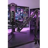 Midex REGARD RGB Set USB Ekholu Oyuncu ve Yayıncı Mikrofonu (Kayıt Gaming Tiktok Twitch Canlı yayın Discord Youtube)