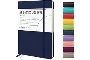 Stationery Island Anteckningsbok A5 – Hårt Omslag Prickig Anteckningsblock – Blåbär – 180 Sidor Bullet Dotted Journal Anteckn