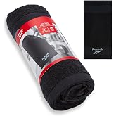 Reebok Capri Cotton Gym Towel &ndash; Gym Towel, Lightweight and Absorbent | Ideal for Home Gym, Training and Fitness &ndash; 40 x 80 cm