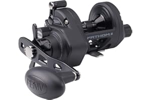 Penn Unisex'S Fathom II Star Drag Reel, 7 Brg, 6.1.1, Rnd, Multi, One Size