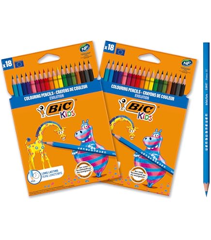 BIC KIDS Crayon de couleur EVOLUTION ILLUSION, gommable