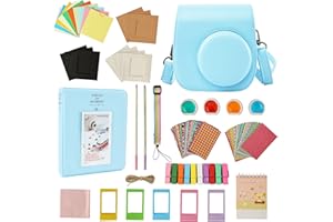 ZUIKAKU 13 in 1 Mini 11 Accessories Compatible with Fujifilm Instax Mini 11 Instant Film Camera-(Blue)