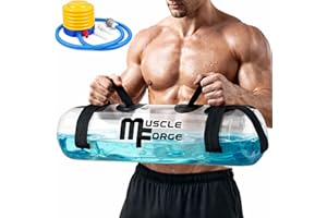 MuscleForge Aqua Training Bag 15/20/25/30 kg – Sac d’Eau Ajustable pour Entraînement Fonctionnel, Stabilité, Core Training et Préparation Motrice, Sac Aquatique Fitness Portable