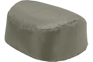 Veeva Vista Footstool Pouffe, Large Indoor Outdoor Water Resistant Footstool Bean Bags