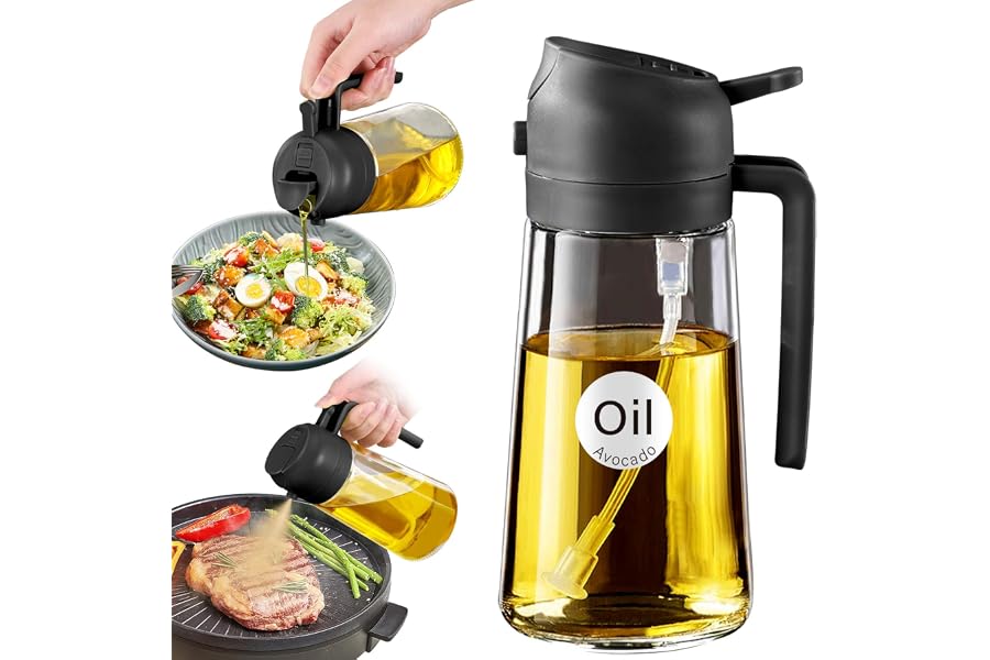 YARRAMATE 2-in-1 Olive Oil Dispenser & Sprayer