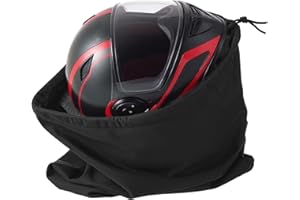 BREMOROU Helmet Bag Motorcycle Ski Hood Storage Bags with Drawstring Locking Motorbike Helmet Cover Large Capacity Light Weight Large Locking Storage Carrying Backpack Hockey for Motorcycle Bicycle Bike Riding
