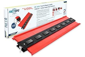 FIRSTINFO TOOLS FIT YOUR NEEDS FIRSTINFO F3946EW | Misuratore di profilo | Contour Duplicator Gauge con Serratura | serratura in metallo | per piastrelle, laminato e lavorazione del legno