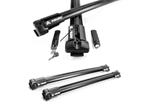 ‎CHROMEMASTER AGURI Prestige II | Kompatibel mit Jeep Renegade 2015+ | Dachgepäckträger Dachträger | Geeignet zur Befestigung von Dachboxen, Fahrradträger, Leiter | Robuste Konstruktion aus Alu | TÜV