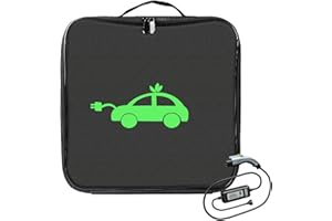 ZWXQE Sac de rangement pour câbles de véhicule électrique | Étui de rangement pour chargeur de voiture | Pochette étanche pour câble électrique | Sac de rangement pour câble de démarrage pour EV, support de