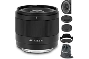 VILTROX 9mm F2.8 E-Mount APS-C Objektiv für Sony, Autofokus-Ultraweitwinkel-Festbrennweite für Sony E-Mount Kameras FX30 ZV-E10 ZV-E10II A6700 A6600 A6500 A6400 A6300 A6100
