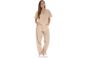 Just Love Women's Scrub Sets Six Pocket Medical Scrubs (V-Neck with Cargo Pant)