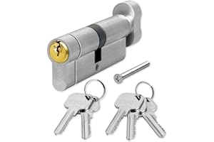 VERSA Dual Finish Euro Cylinder Lock Barrel Thumb Turn ( 35mm(T) X 35mm)