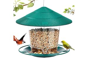 NEVYTOL Comedero Pajaros Exterior, Comedero Pajaros, Impermeable Comederos para Aves, Cortaviento Comederos para Pájaros para Exteriores, para Jardines, Balcones