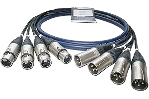 DESIGNACABLE Van Damme 4 way Balanced XLR Loom (5m)