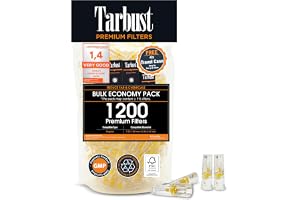 Tarbust 1200 Cigarette Filter Munstycke, Cigarettfilter, Anti-Tjära Filter för Cigarett, Anti Tjära Filter, Plast Cigarettfilter 8mm, Cigarettmunstycke för Regular