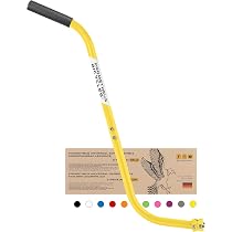 PROMETHEUS Barre De Guidage Vélo Enfant - Barre Poussée Universelle 630mm - Divisible Et Antidérapante - Jaune