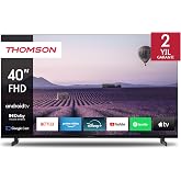 THOMSON 40FA2S13 40 in&ccedil; 101 Ekran Uydu alıcılı Full HD 4K Google Smart LED TV