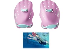 FairyPeach Swimming Paddles,Pale da Mano,Pagaia per Nuoto Mano,Pagaia Regolabile Per Nuoto,Senza PVC
