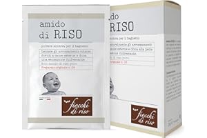 Fiocchi di Riso - Amido di Riso - soothing powder for the baby's bath 100 g