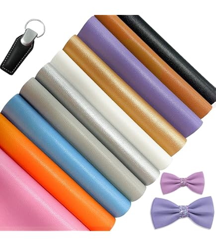 Finta Pelle Fogli di Tessuto in Pelle Ecopelle Morbida per Orecchini Fiocco Fermagli per Capelli e Fabbricazione Artigianale(Colour: Blu,Size: 1.6x1m/5.25x3.28ft)(Red,1.6x8m