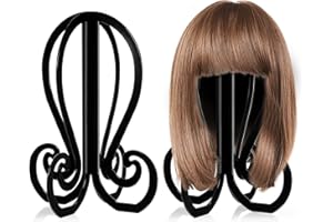Grevosea 1 Pc Wig Stand Collapsible Wig Stand Parrucca Parrucca Collapsible Wig Stand Portatile Pieghevole Parrucca Pieghevole Parrucca Stand Parrucca Parrucca Supporto Supporto
