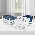 mechdel Plastic Clothes Organizer For Wardrobe Cupboard Organizer For Clothes Foldable & Stackable Closet Organizer Drawer Organizer For Clothes (Closet Tray-Premium, 10pcs)