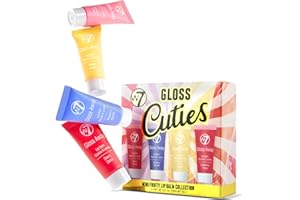 W7 Gloss Away Cuties - Set balsamo labbra mini alla frutta - Lucidalabbra idratanti e colorati - Set regalo