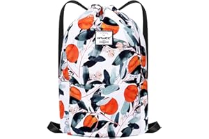 HAWEE Étanche Sac à Dos à Cordon Grand Sacs de Sport à Cordon de Serrage Sac à Dos Unisexe pour Femme Hommes Voyage Vie Quotidienne Plein Air Yoga Plage Natation