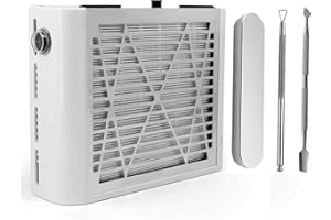 ‎I.B.N Nagel Staubabsaugung Professionelle Staubabsaugung für Nägel, Maniküre Nagel Staubsaug Nagelstudio Nageldesign, mit Nagelhautschieber