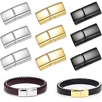 KONMAY Lot De 10 Fermoirs Magnétiques Pour Bijoux Et Bracelets En