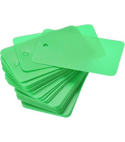 Sourcing Map Vide Étanche Œillet Trou Plastique Expédition Étiquettes, Pour Produit Identification Étiquettes, Valve Marquage, Étiquetage Externe, 30 X 50mm 6 Couleurs Paquet 150