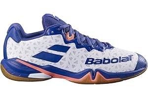 Babolat, Chaussures de Badminton Modèle Shadow 4 M, Tige Ajustée, Semelle Bi-Densité, Confort Longue Durée, Respirabilité, Maintien Optimal