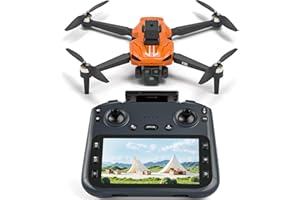 GOVOGORC GPS Drone with Camera 4K Long Range for Adults,4.5" LCD RC Screen,Camera Drone Professional Follow Me Obstacle Avoidance for Beginners,Auto Return Circle Fly Altitude Hold,Low Battery Alert