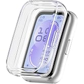 Rongep [Soft-Case] Huawei Band 11 ile Uyumlu 360&deg; Kasa Koruyucu Yumuşak TPU Kılıf Dokunmayı ve Netliği Etkilemeyen Band11 Ekr