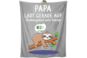 Unictop Funny Father's Day Gift for Dad, Cuddly Blanket Gifts for Dad for Father's Day, Birthday, Valentine's Day, Christmas, Birthday Gift for Father, Men from Daughter, Son, 1.3 x 1.5 m Blanket