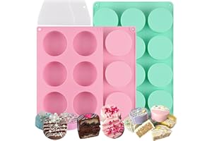 Cosmeria Set di 3 stampi per torte con 2 misure, con 2 raschietti, perfetti per decorazioni e caramelle