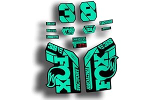 CUAC REVOLUTION Pegatinas Horquillas Compatible con Fox Factory 38 EBIKE 2021 Bicicleta Ciclismo