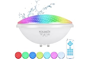 KOLLNIUN Luz LED Par56 IP68 12V RGB Impermeable para Estanque y Remolino
