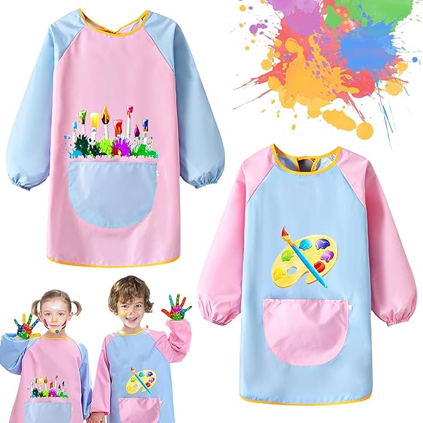 Peinture Enfant 2 Ans Tablier Peinture Enfant, Impermu00e9able Tablier De Peinture Enfant, Blouse Tablier Enfant